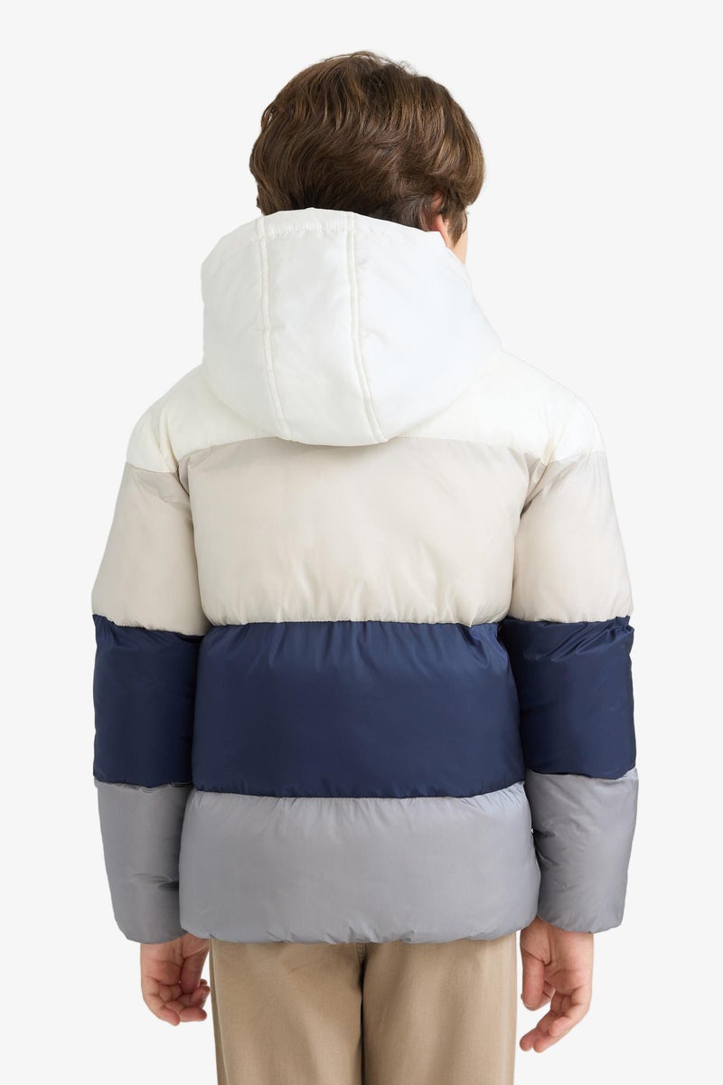 ديفاكتو جاكيت بامب اولادي وتر بروف ملون ببطانة صوفية - Image 4